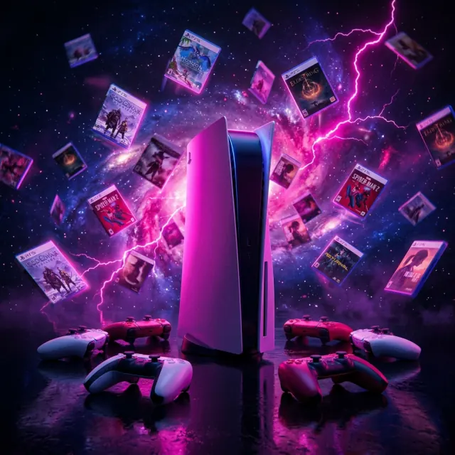 Pack Squad — location PS5 avec 4 manettes et 11 jeux
